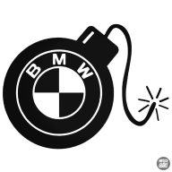 BMW matrica Robbanó Bomba