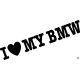 I Love My BMW matrica 5