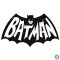 Régi Batman logó és felirat Autómatrica