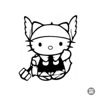 Hello Kitty matrica Thor