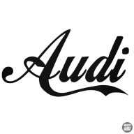 Audi matrica Cola felirat