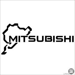 Mitsubishi Nürburgring matrica