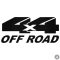 4x4 OFF ROAD "15" - Szélvédő matrica