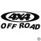 4x4 Off Road "16" - Szélvédő matrica