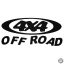 4x4 Off Road "16" - Szélvédő matrica