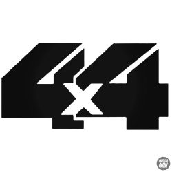4x4 "12" - Szélvédő matrica