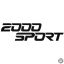 2000 Sport - Szélvédő matrica
