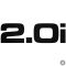 2.0i felirat "2" - Szélvédő matrica