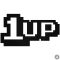 1UP - Szélvédő matrica "2"
