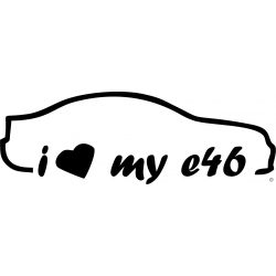 BMW matrica i Love My E46