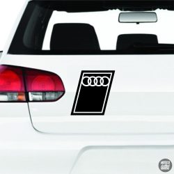 Audi logó Matrica