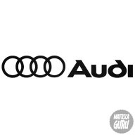 Audi matrica logó és felirat