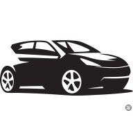 Családi autó - Szélvédő matrica