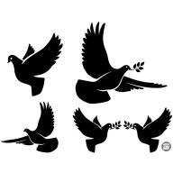 Madár szett matrica (30 cm)