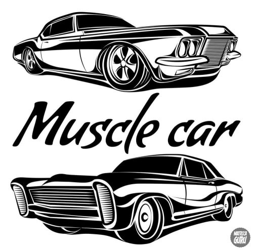 Muscle Car szett - Autómatrica (30 cm)