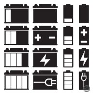 Akkumulátor szett - Szélvédő matrica (30 cm)