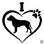 I Love Pitbull matrica