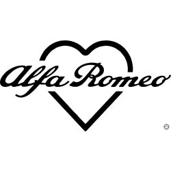Alfa Romeo matrica szív