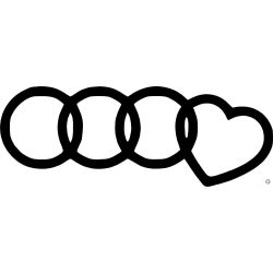 Audi matrica szivecske