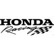 Honda Racing zászlóval matrica