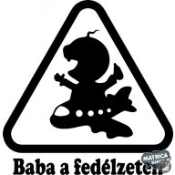 Baba a fedélzeten matrica 12