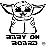 Grogu Baby on Board