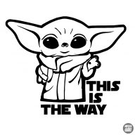 This is The Way matrica