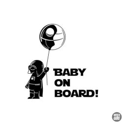 Baby on Board Darth Vader autómatrica