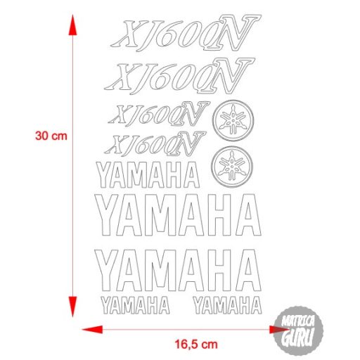 Yamaha XJ1600N szett matrica