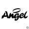 Angel felirat matrica