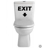 WC matrica EXIT